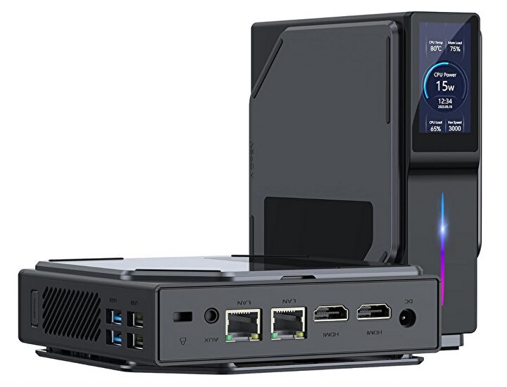 ACEMAGIC S1、CPU温度などをスクリーン表示可能なN100 / N97ミニPCが