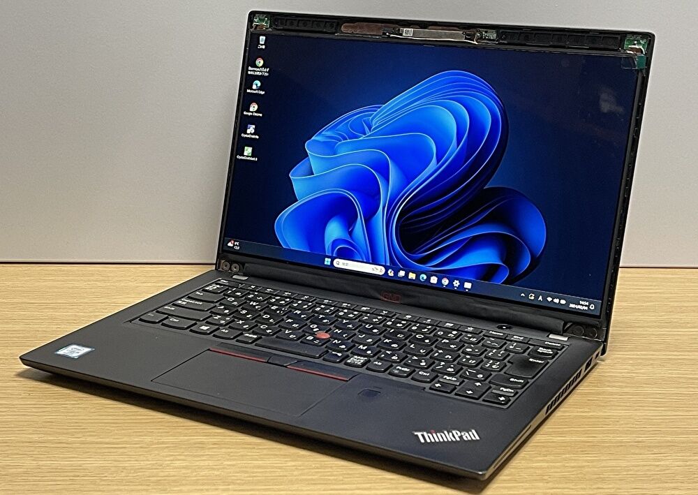 ThinkPad X280、液晶の13.3インチ化をほぼ完了。システム情報と換装