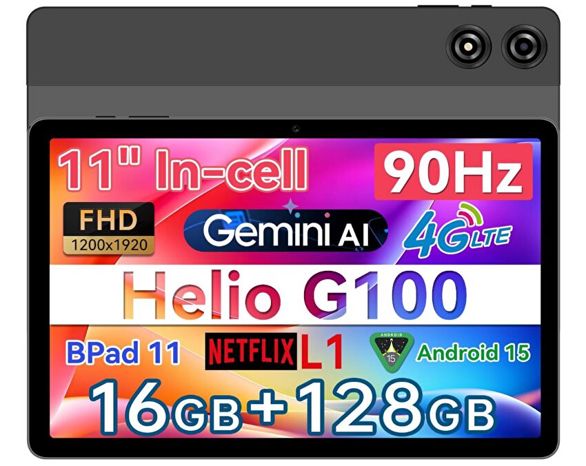 BNCF Bpad 11、Helio G100搭載の11型 Android タブレットのスペック