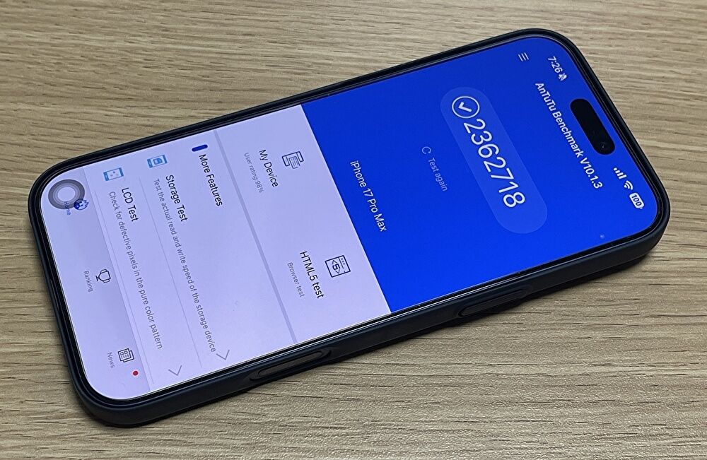 iPhone 17 Pro Maxを購入、実機で計測のベンチマークスコアとシステム