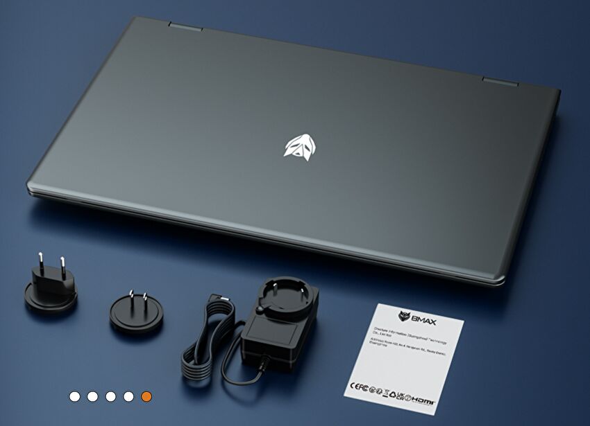 BMAX Y14 Plus、14インチ Yoga スタイル Windows 11 ノートPCの