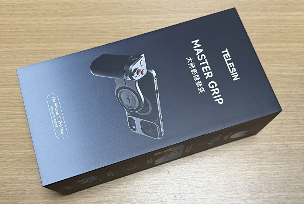 iPhone 17 Pro Max用、TELESIN カメラグリップに付属のケース 実機
