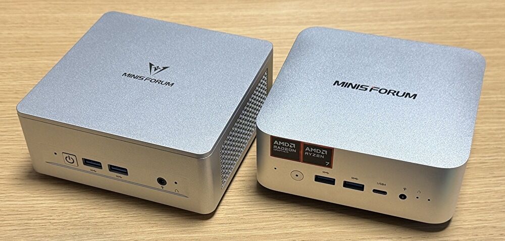 MINISFORUM UM750L Slim 実機レビュー、Ryzen 5 7545Uを搭載し