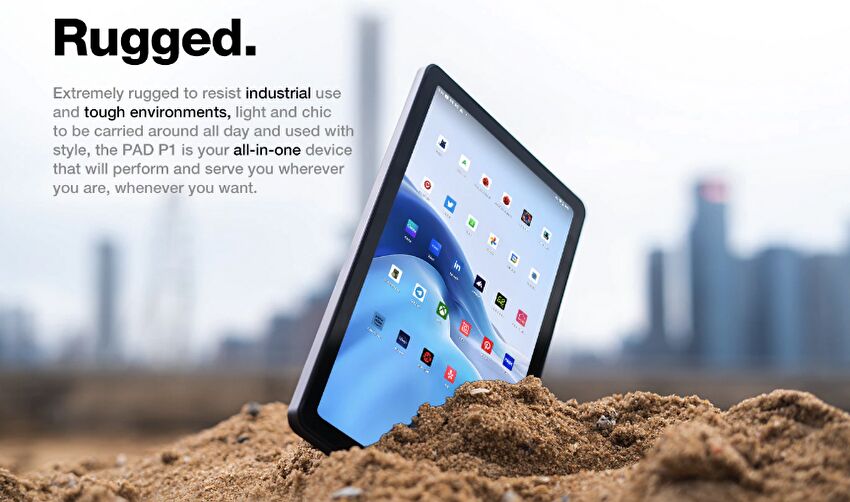 AGM PAD P1、Helio G99搭載 / 防水防塵に対応の10.36インチ Android