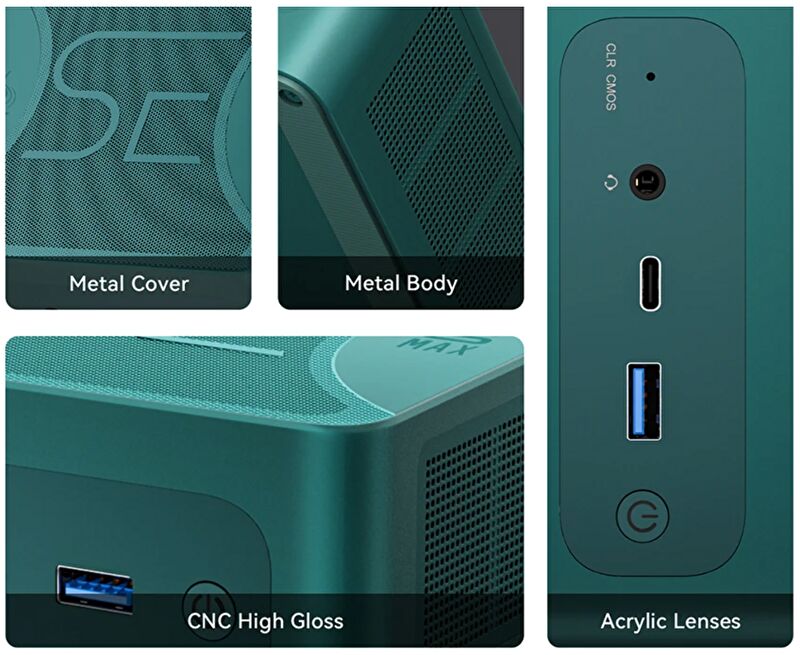 Beelink SER6 Max、Ryzen 9 6900HX搭載 ミニPCのスペック。USB4 / DDR5