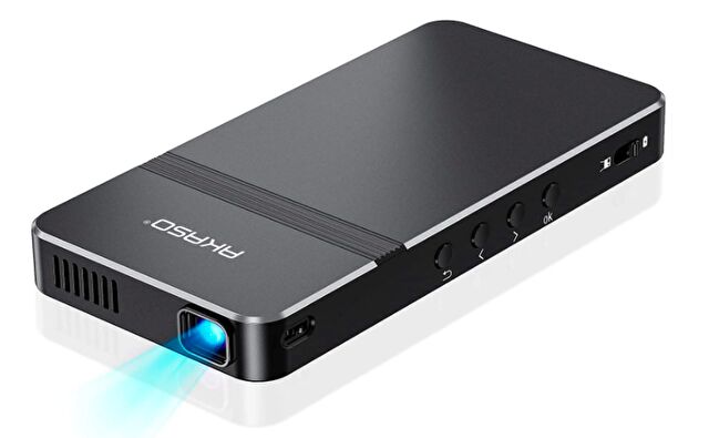 AKASO FOCUS モバイルプロジェクター 実機レビュー、明るさ・音質