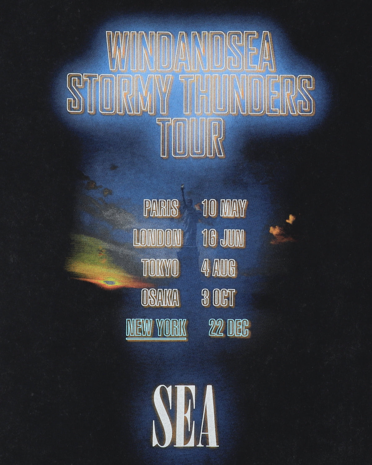 WORLD TOUR TEE (NEW YORK) – WIND AND SEA