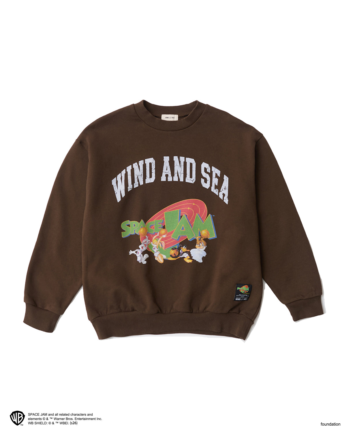 SPACE JAM x WDS CREW NECK SWEATSHIRT – WIND AND SEA