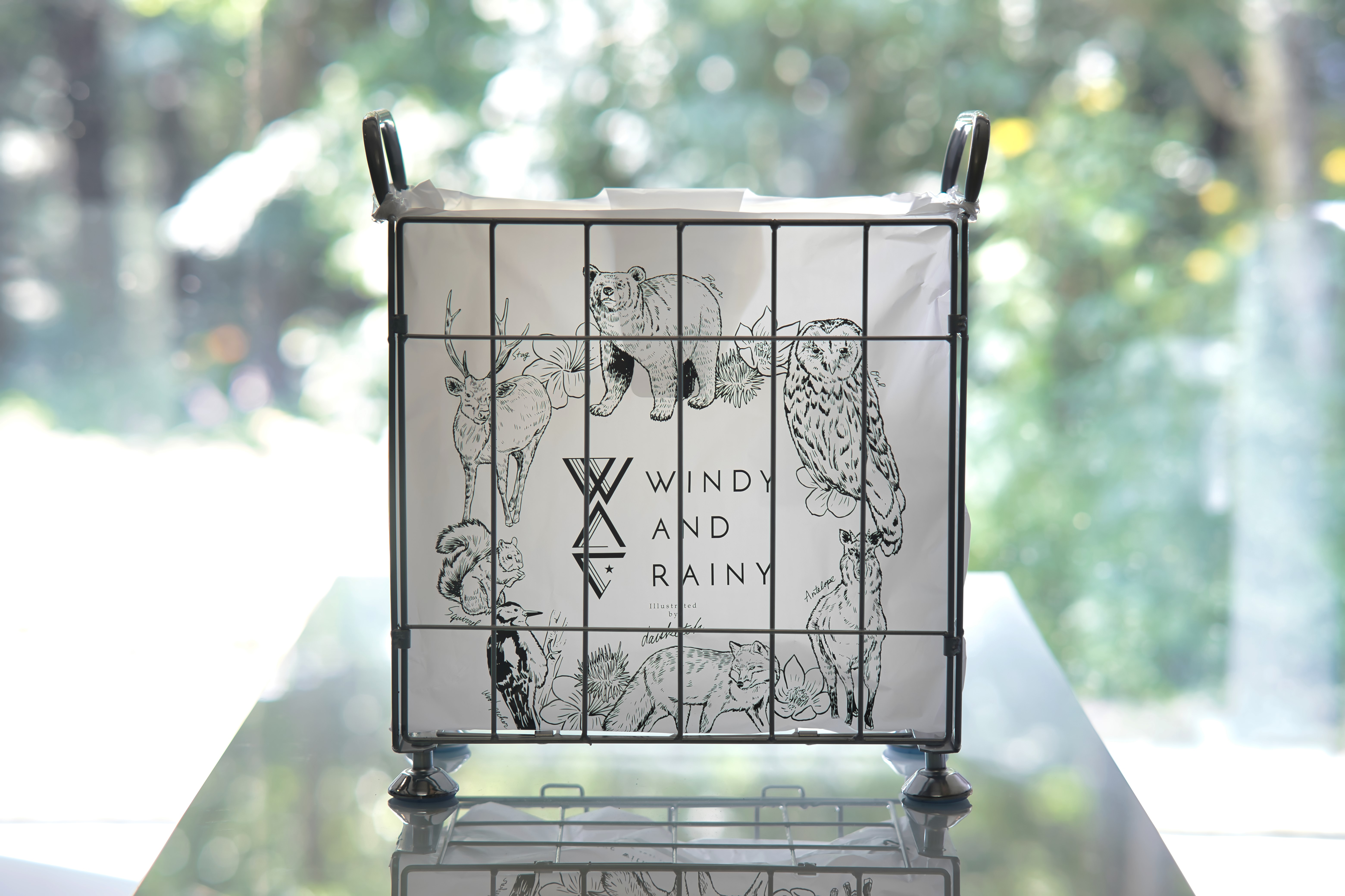 WINDY AND RAINY / Folding wire T-box