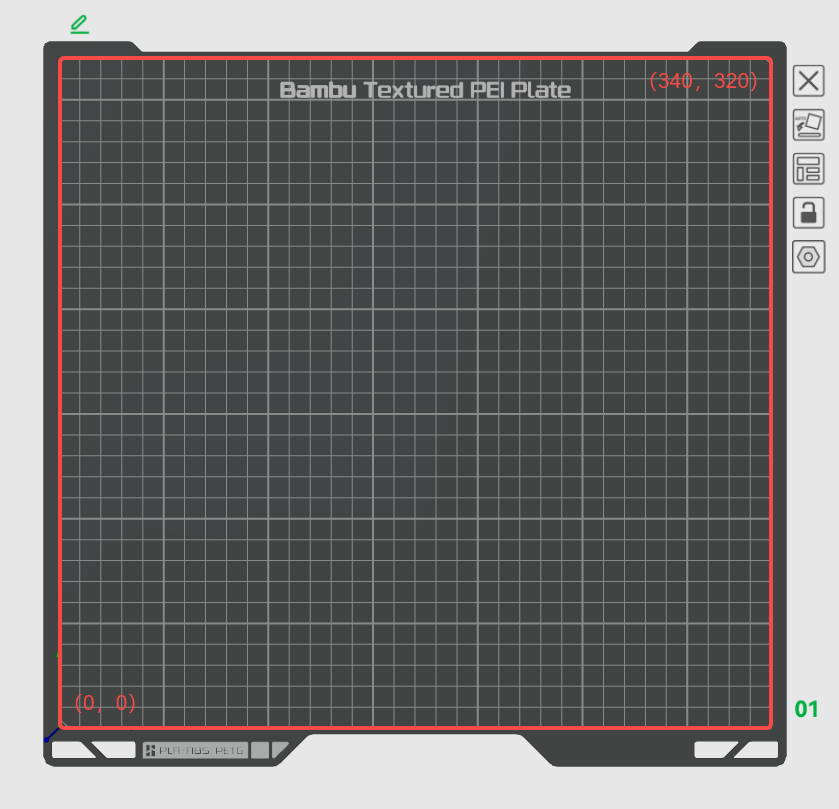 Maximum Printable/Processing Area of H2 Series Printers | Bambu