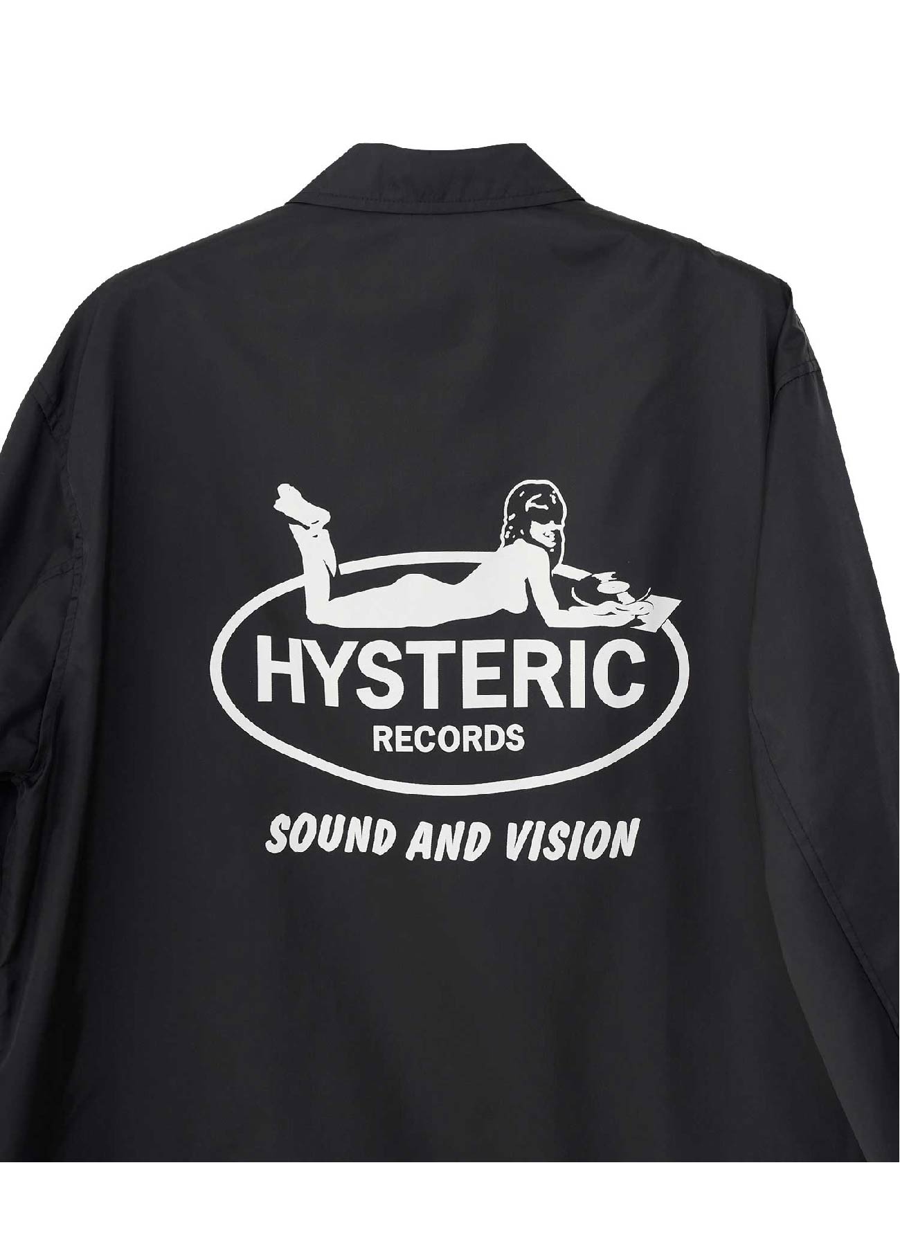 HYSTERIC RECORDS COACH JACKET(L BLACK): HYSTERIC GLAMOUR｜WILDSIDE