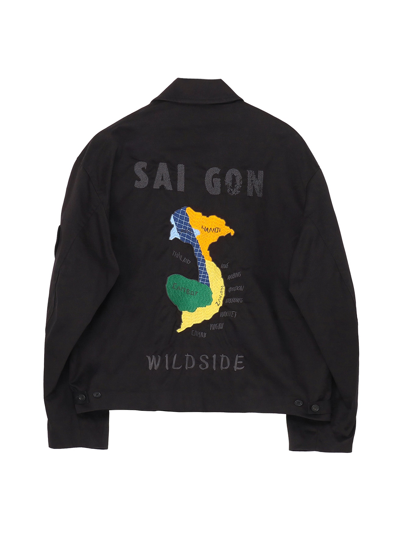 Cotton Chino Vietnam Jacket B(M Black): YOHJI YAMAMOTO｜WILDSIDE