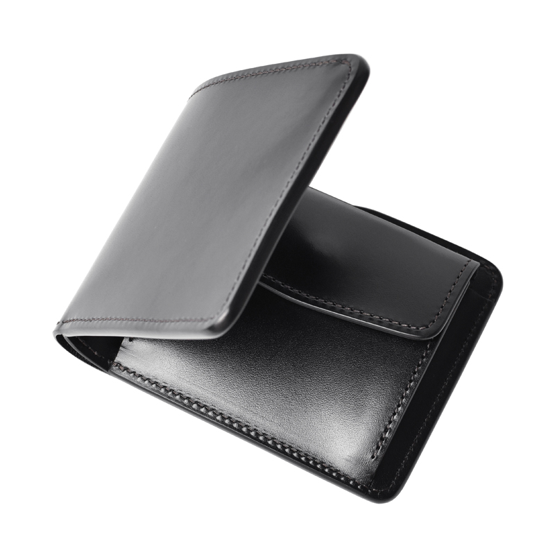 小銭入付二つ折り財布《グラウンダー》サドルプルアップ｜WILDSWANS