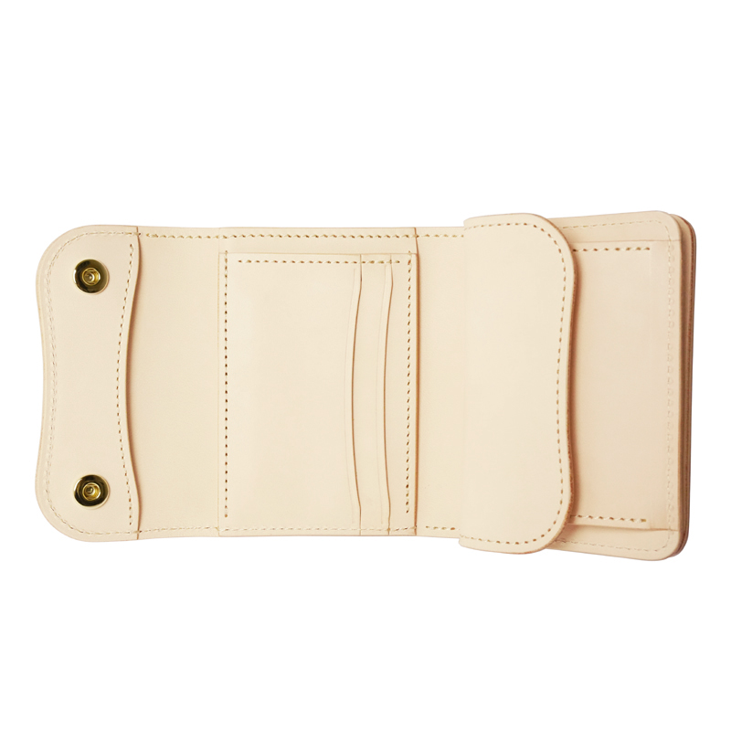小型三つ折り財布《イーノ》サドルプルアップ｜WILDSWANS(ワイルド