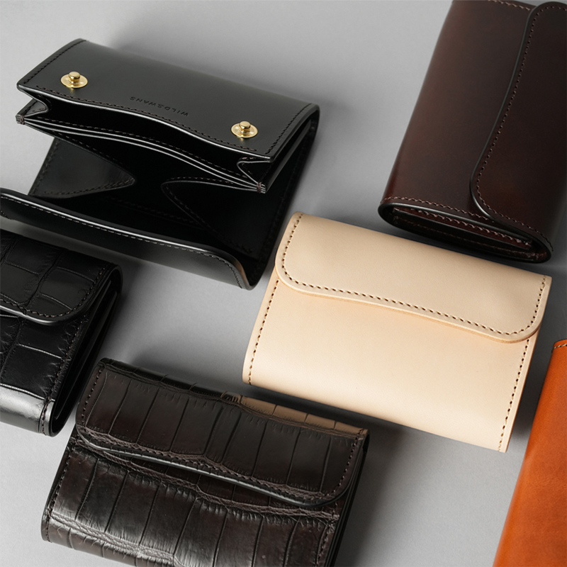 コンパクトウォレット《ポント》サドルプルアップ｜WILDSWANS(ワイルド