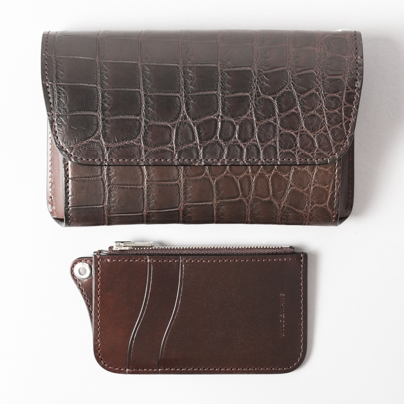 ミドルウォレット《B-2》クロコダイル｜WILDSWANS(ワイルドスワンズ