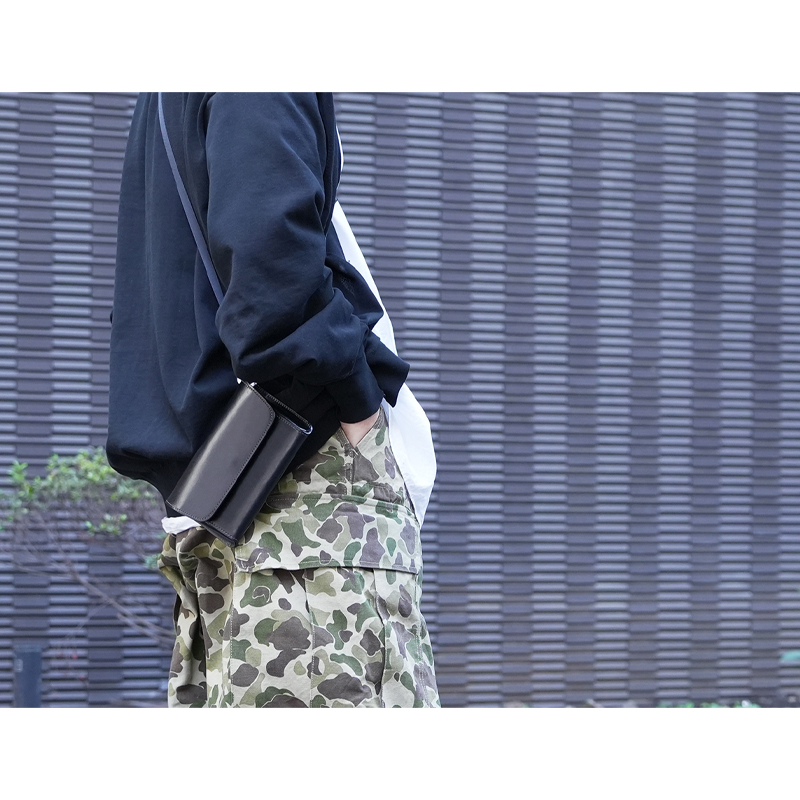 ミドルウォレット《B-2》サドルプルアップ｜WILDSWANS(ワイルド