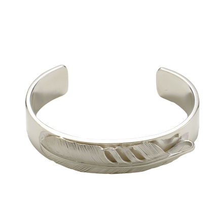 Feather Bangle | 札幌のシルバーアクセサリー専門店ワイルドウッド