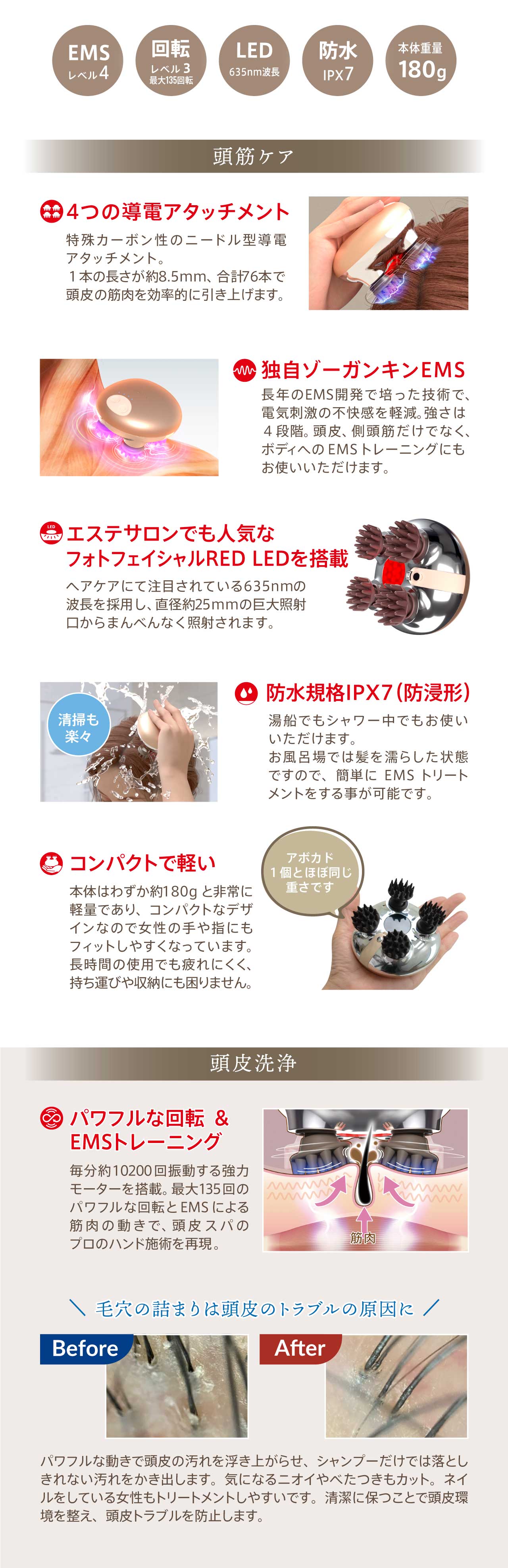 ZOGANKIN SCALP(ゾーガンキンスカルプ) | 加齢によるたるみやシワを