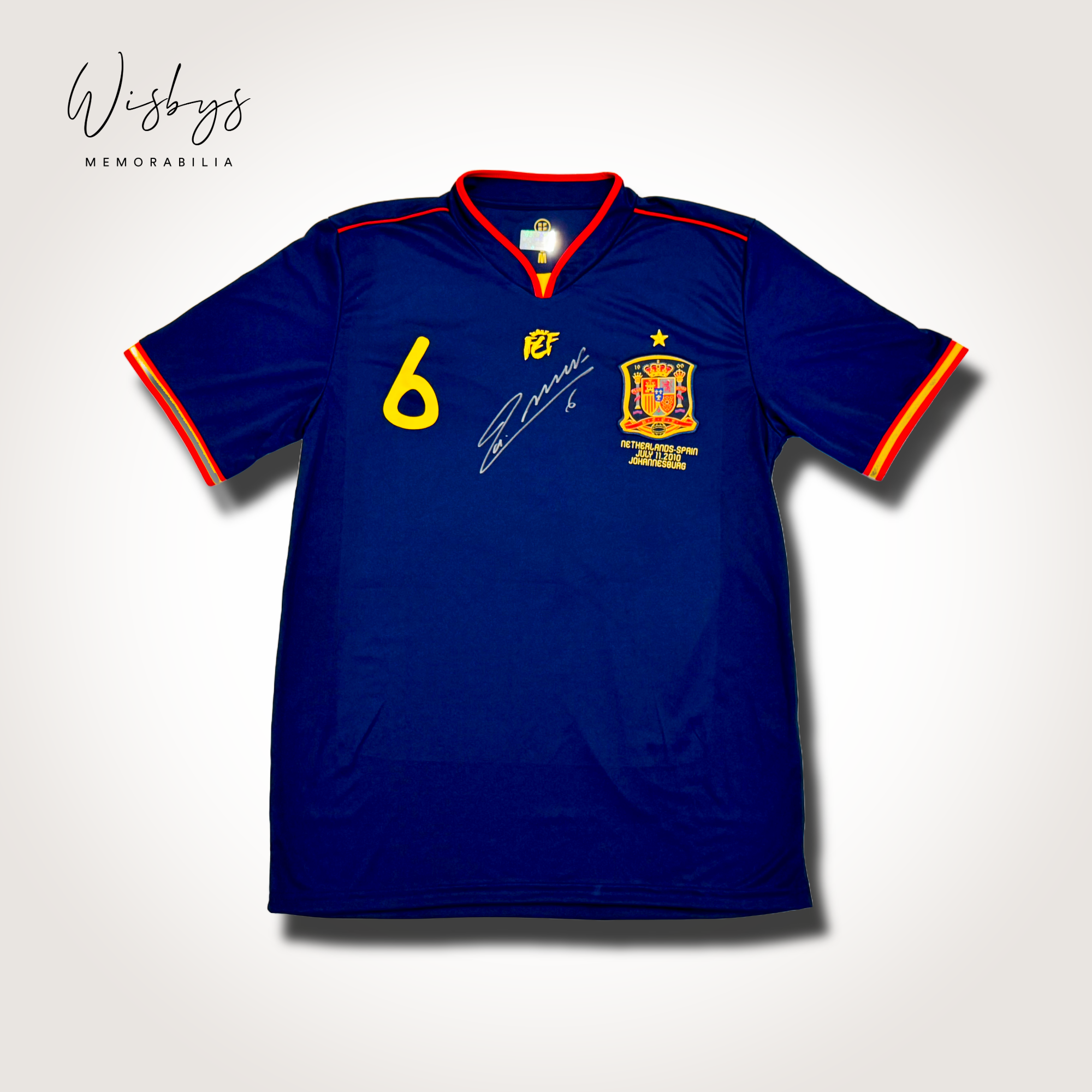 Andres Iniesta World Cup Jersey – Wisbys