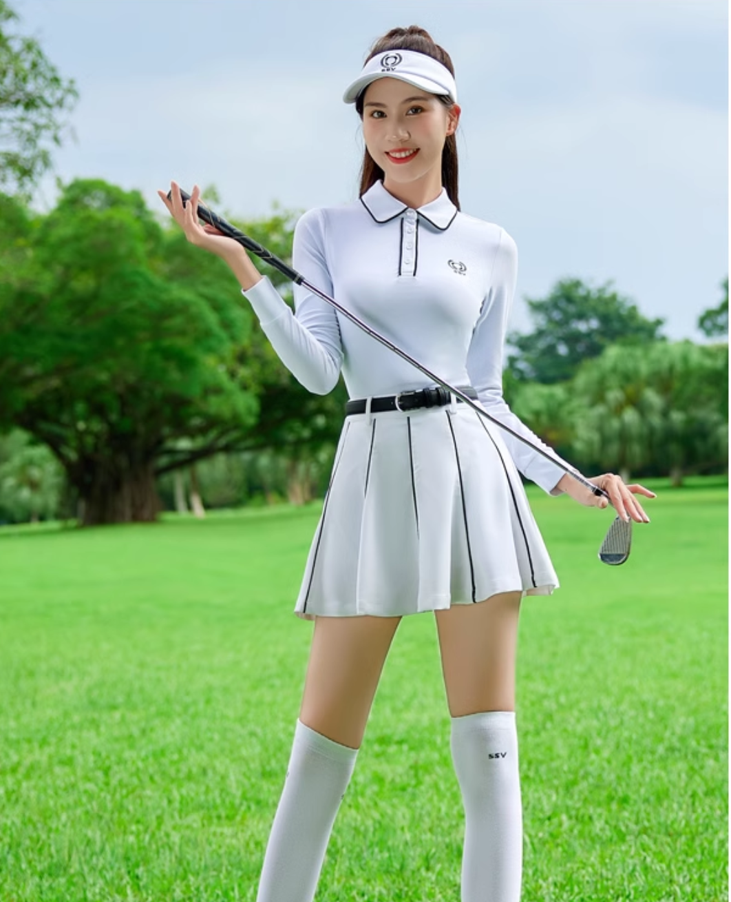 ホワイトグレースゴルフセットアップ – Wis Feline