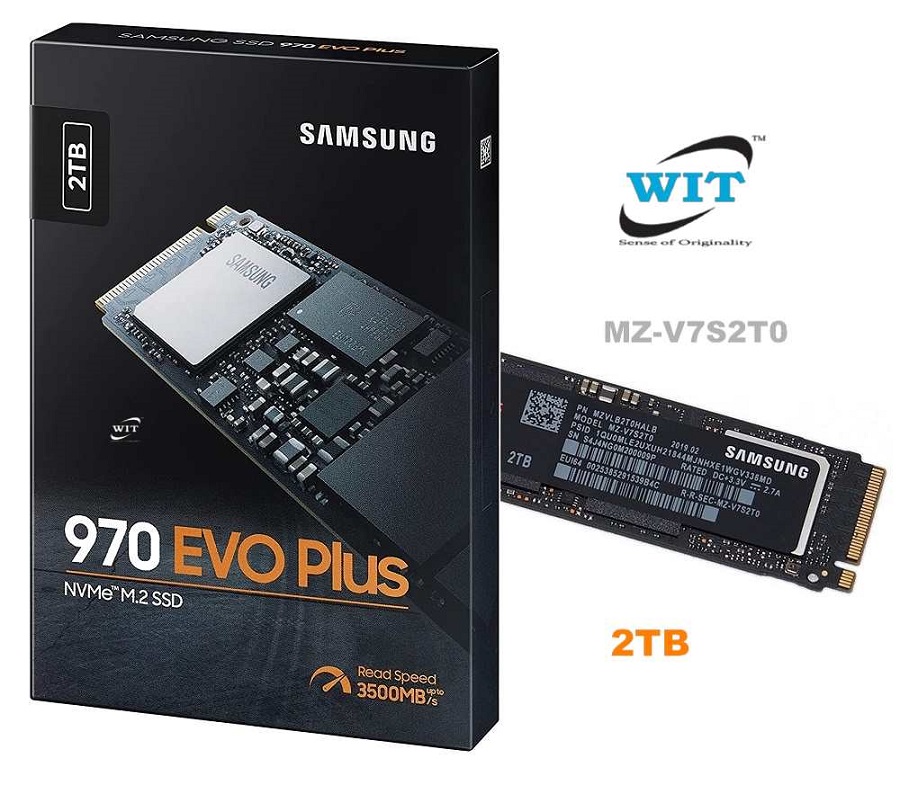 2TB Samsung 970 EVO Plus 2 TB PCIe (PCI Express) 3.0 x4 (NVMe) M.2