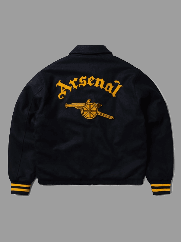 Arsenal x Aries Wool Bomber Jacket Black