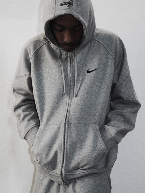 Supreme x Nike Zip-Up Hooded Sweatshirt - Wonder Jackets