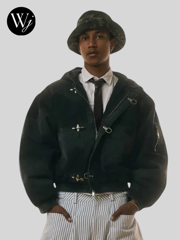 Shinzo Shige 15oz Canvas Clasp Bomber Jacket | Shinzo Jacket