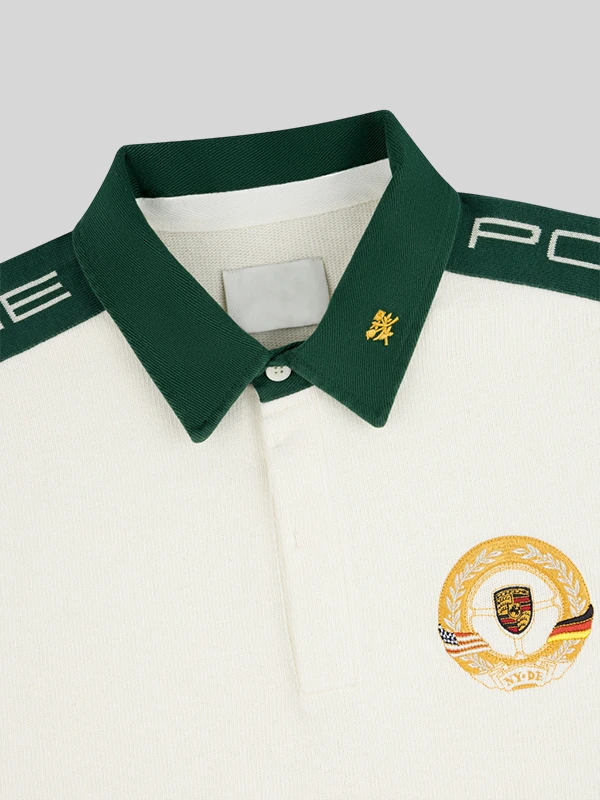 Aimé Leon Dore - ALD x Porsche Crest Rugby Shirt | ON SALE