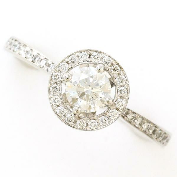 5%OFF】PT900 プラチナ リング 指輪 7号 ダイヤ 0.254 VVS2 鑑定書 総