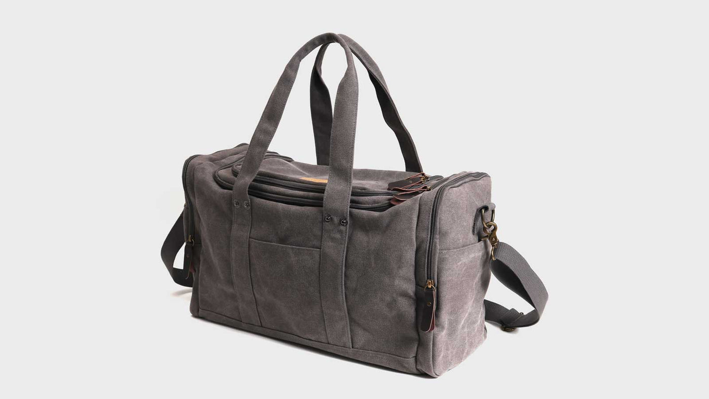 大容量BOX型フルオープン帆布ボストンバッグ bz1297new – WOODYBELLY