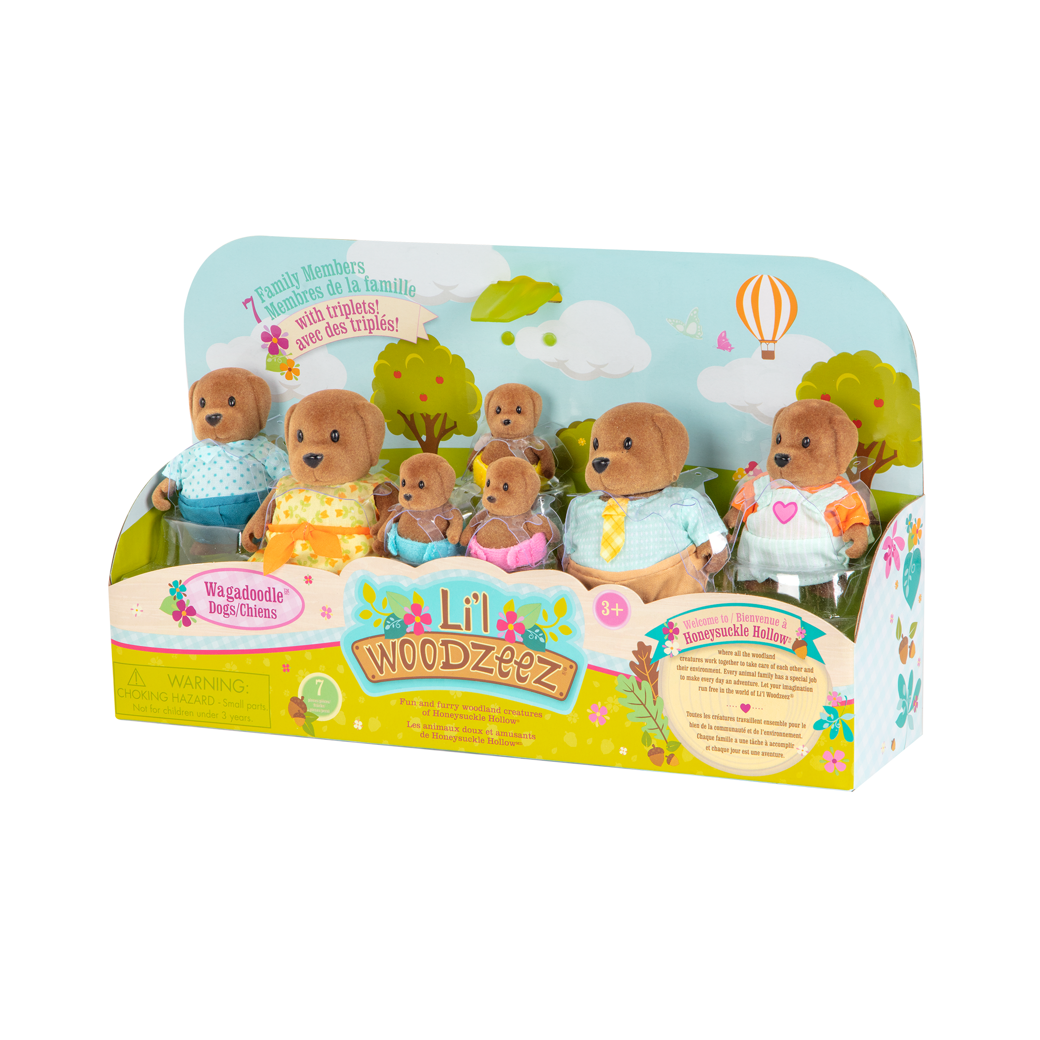 The Wagadoodle Dogs | Small Animal Figurines | Li'l Woodzeez