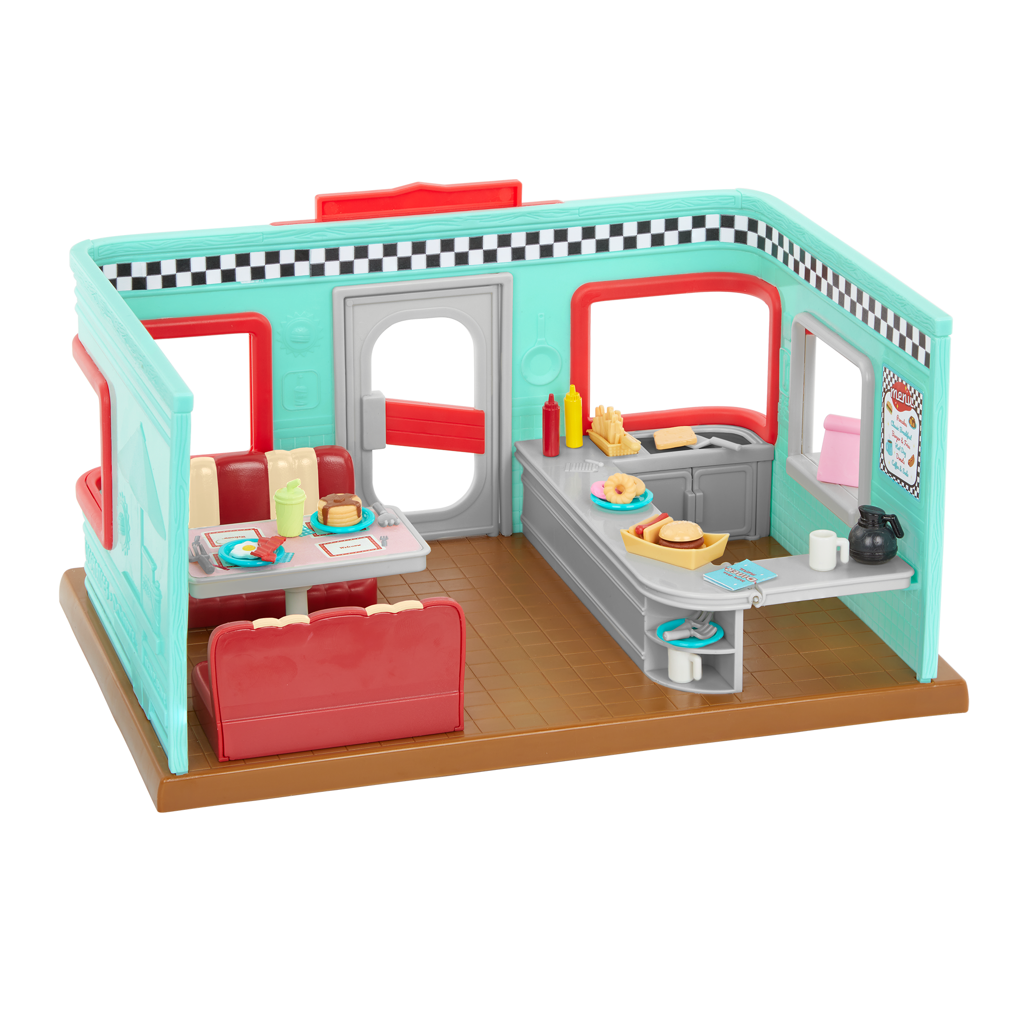 Li'l Nibbles Drive Thru Diner | Toy Restaurant with Accessories