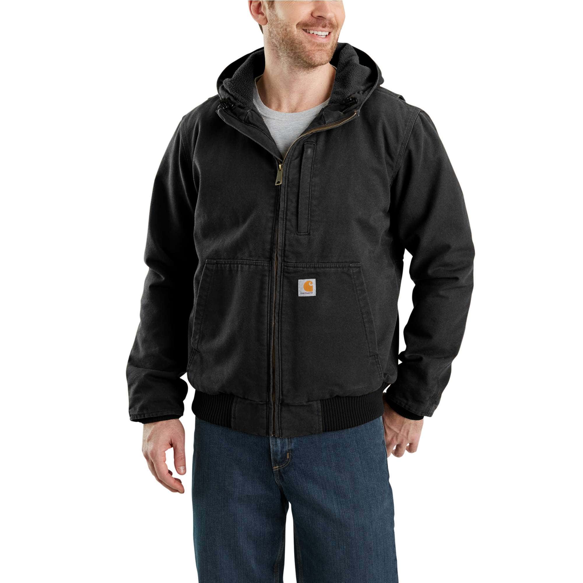Carhartt Jacket: Men's 103370 001 Black Full Swing Armstrong Jacket