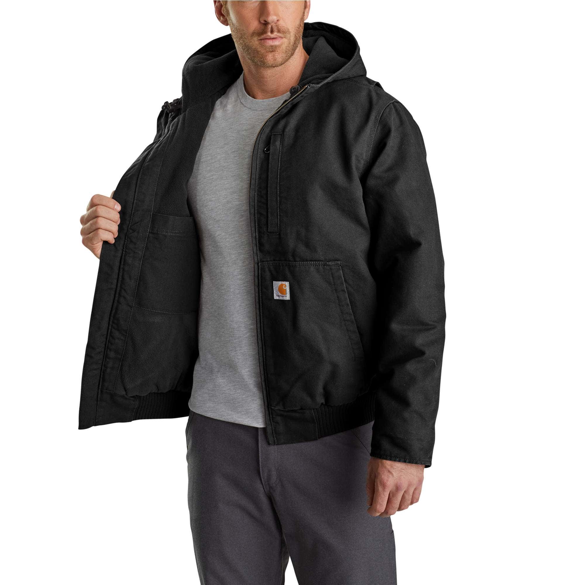 Carhartt Men's Jacket: 103371 001 Black Full Swing Armstrong