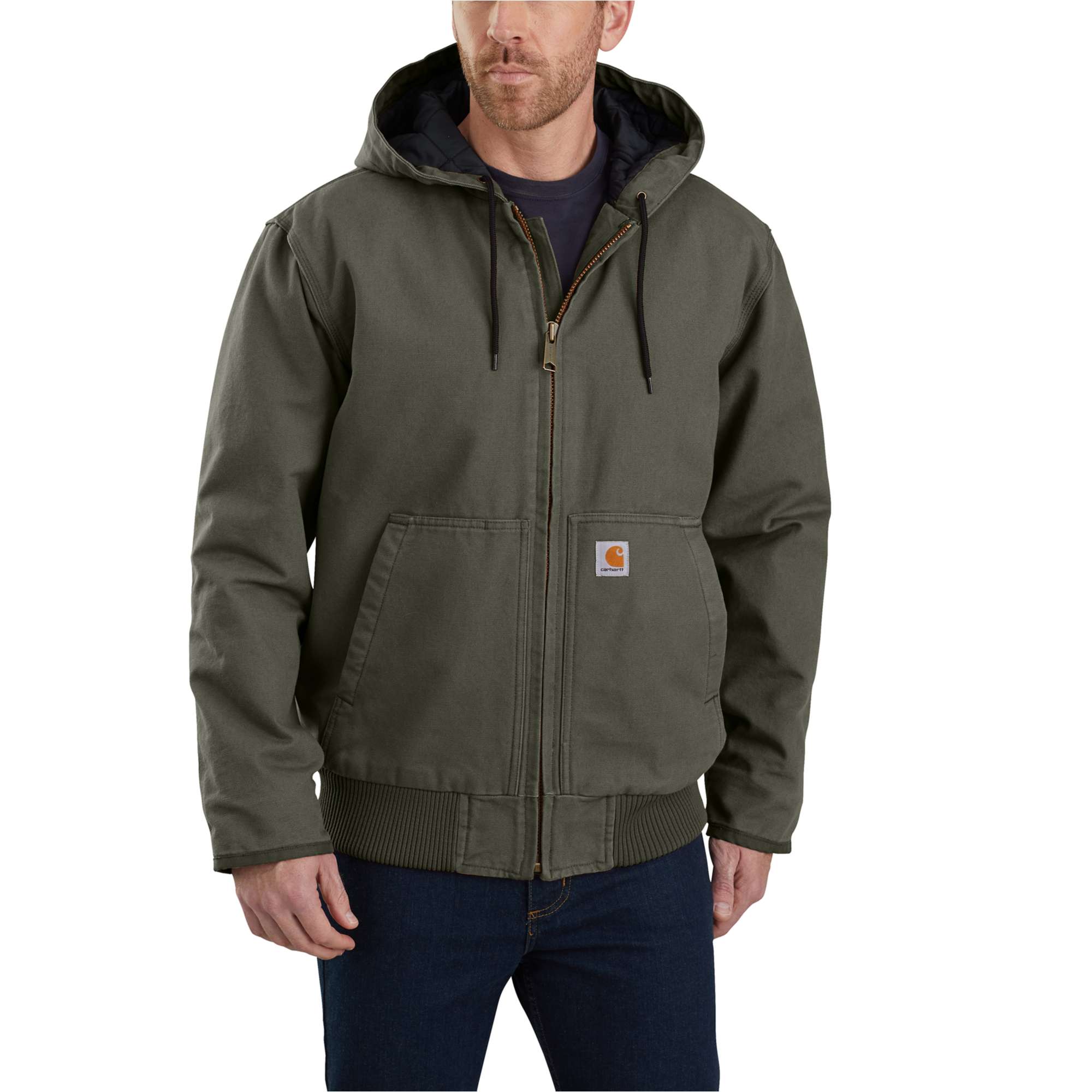 Carhartt Outerwear: Men's 104050 MOS Washed Duck Insulated Loose