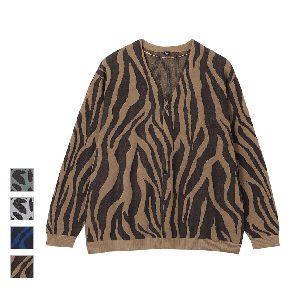 6304 アニマル柄ニットカーディガン | ワークマン公式オンラインストア