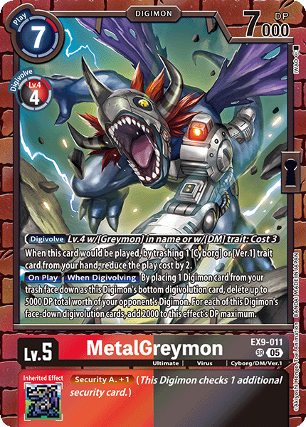 DIGIMON CARD GAME EXTRA BOOSTER VERSUS MONSTERS [EX-09