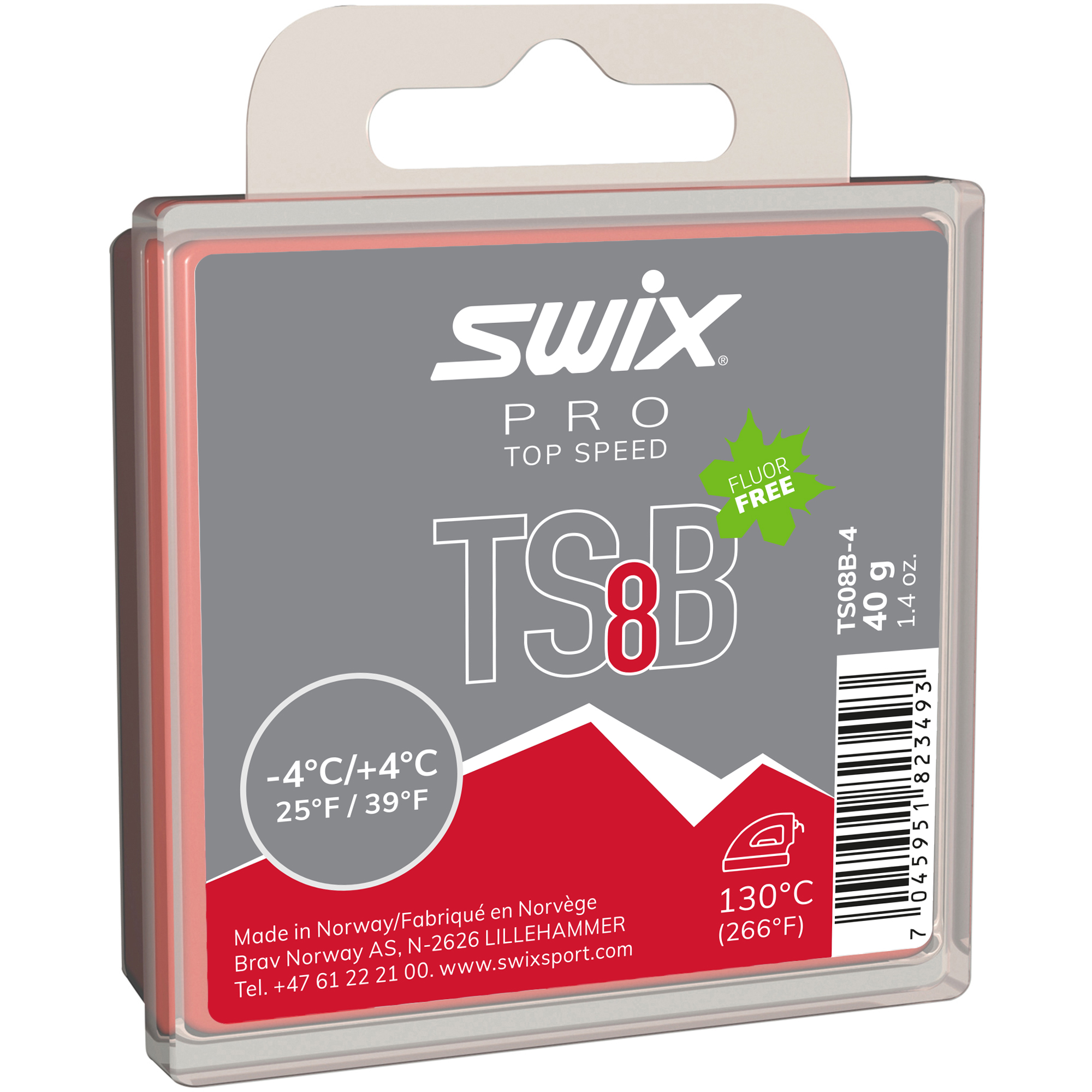 Swix PRO TS BLACK Wax 5,6,7,8,10 - 40g bar - World Cup Ski Shop