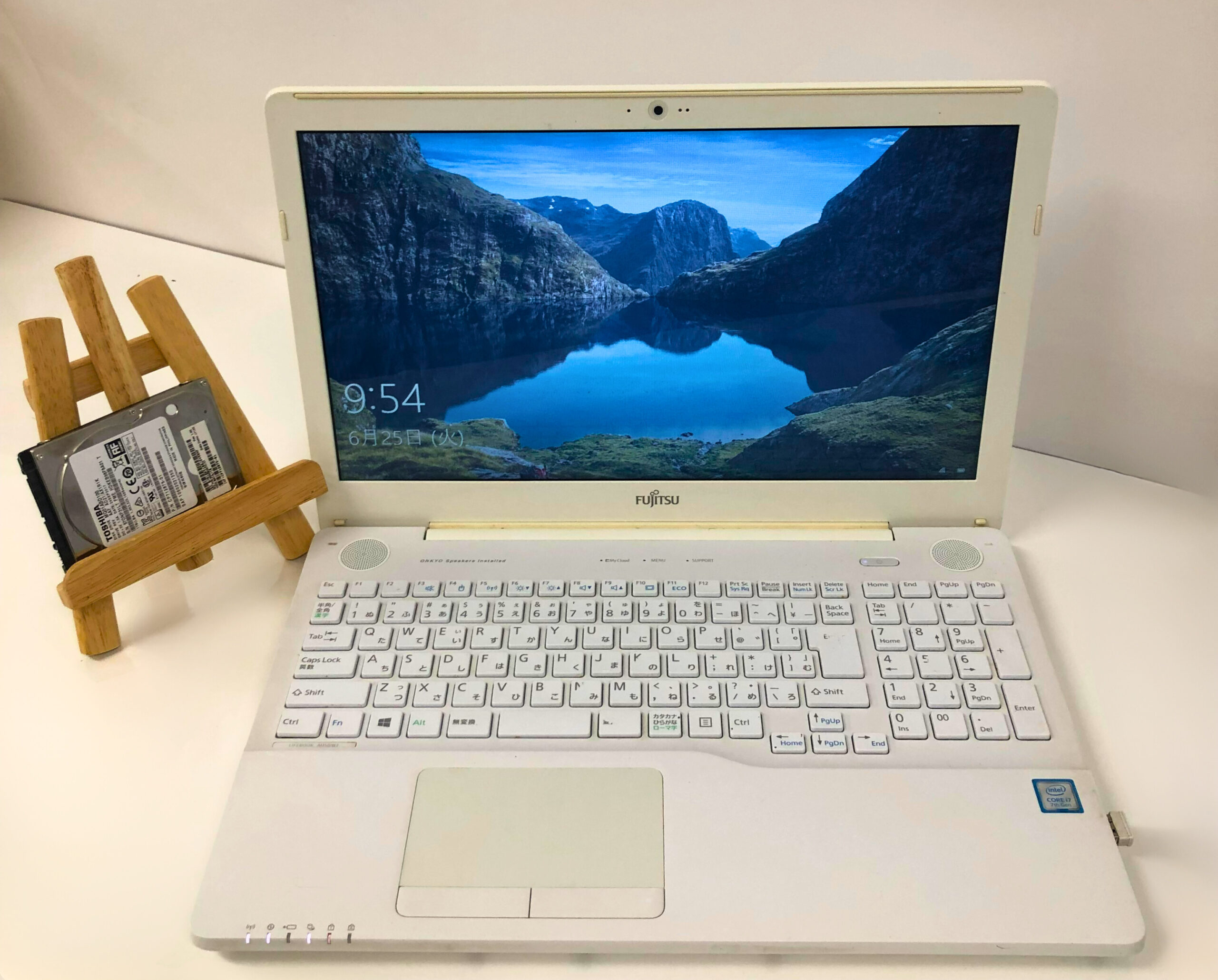 富士通 LIFEBOOK AH50/B3 SSD換装で動作高速化！｜比企郡吉見町の