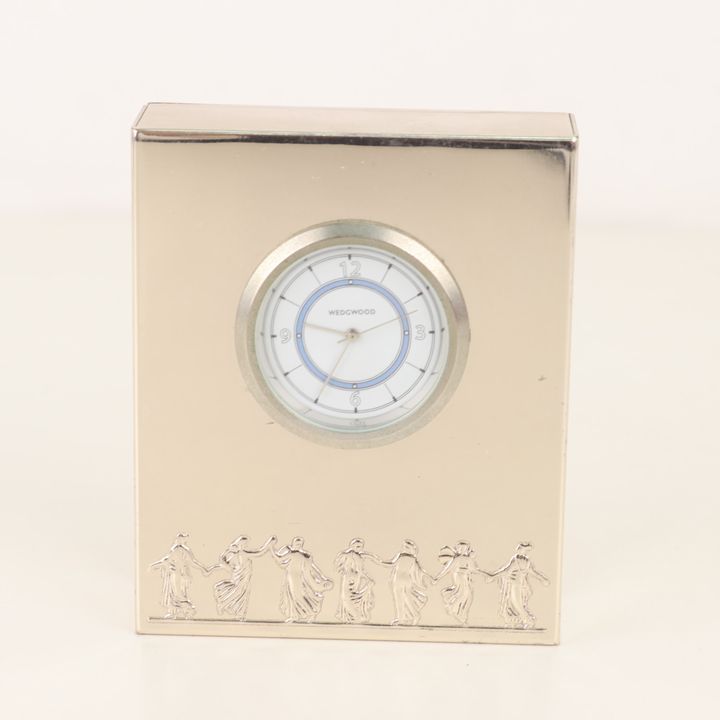 ウェッジウッド 置時計 アナログ クロック 動作未確認 インテリア