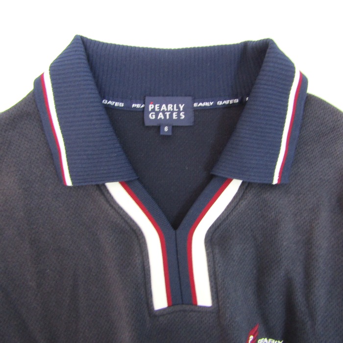 パーリーゲイツ ポロシャツ トップス 半袖 ゴルフウエア 大きいサイズ