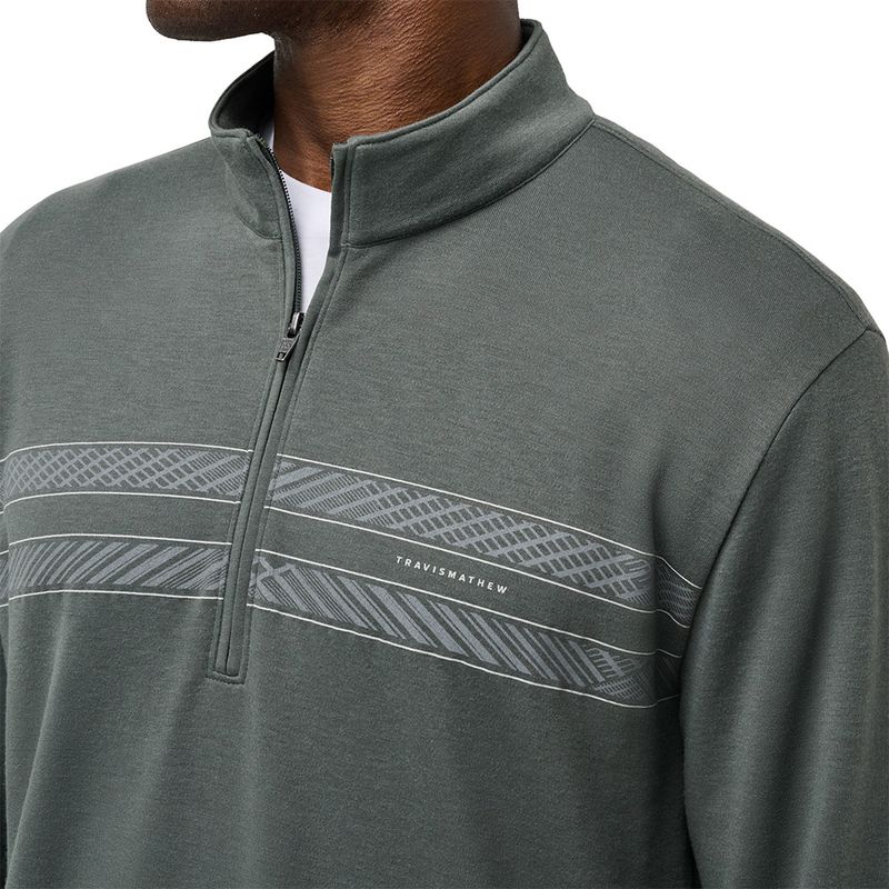 TravisMathew Men's Continent Edge 1/4 Zip Pullover - Worldwide