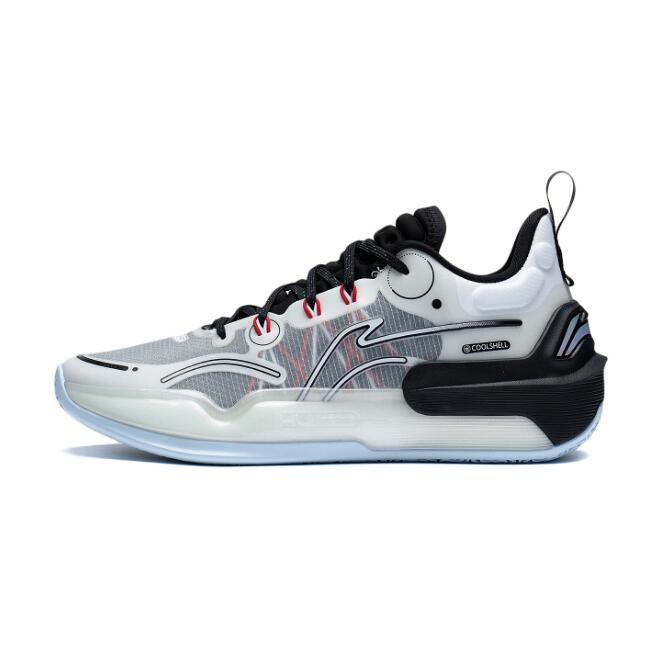 LiNing Yushuai 16 V2 Low Premium Boom Basketball Shoes White/Black