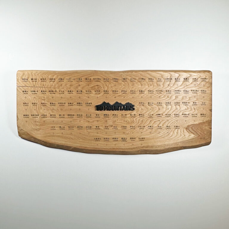 百名山バッジ盤】No.34 クリ w910 x h410 x t26 | W/MOUNTAIN