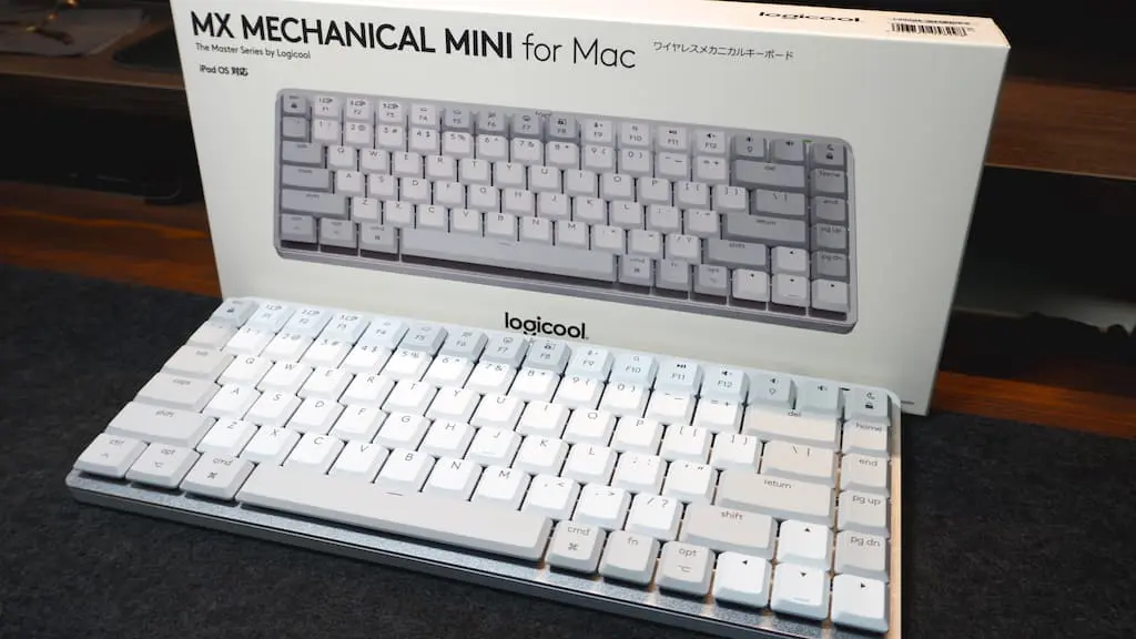 Logicool MX MECHANICAL MINI for Mac レビュー | Macに最適化されたUS