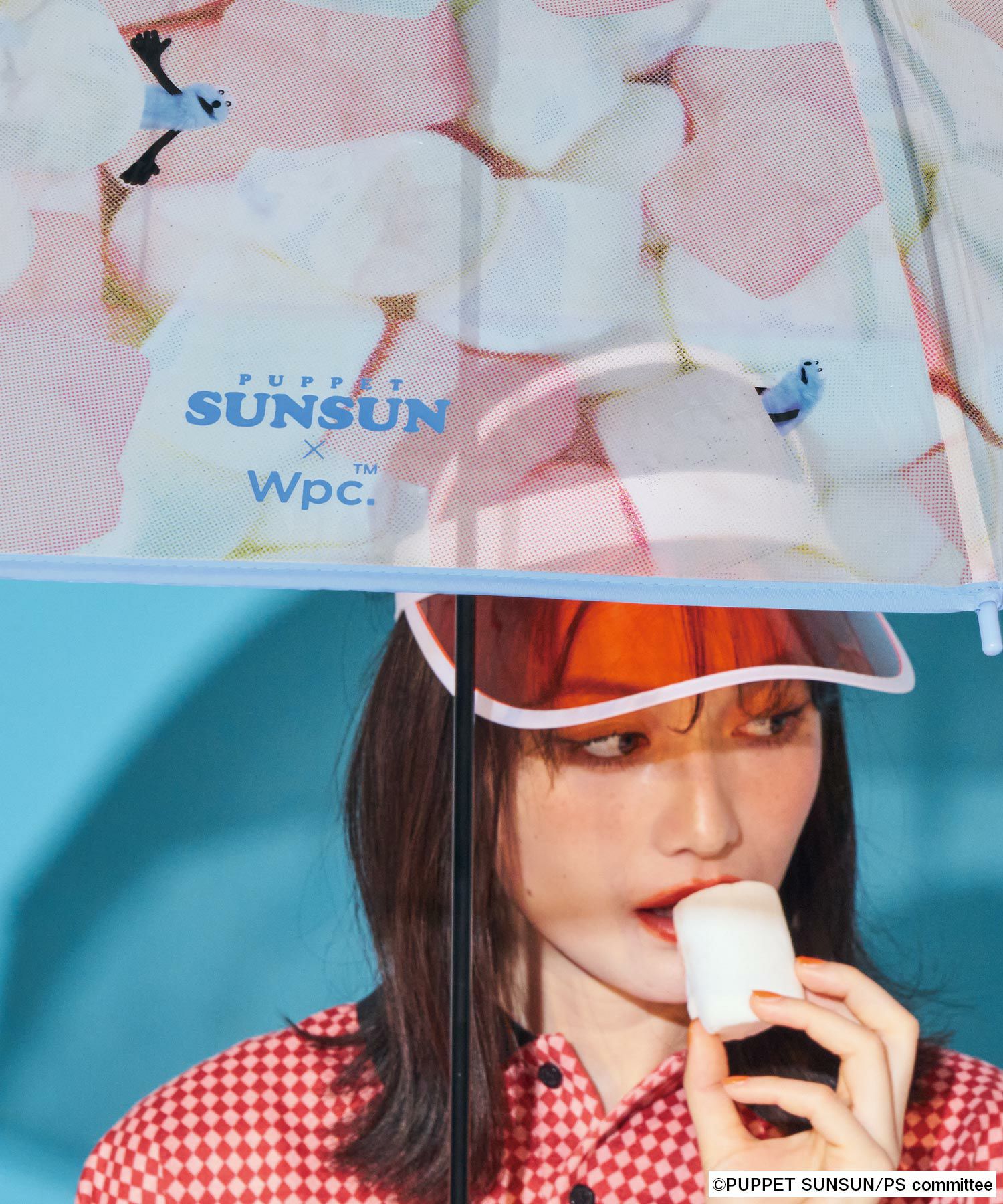 ビニール傘]パペットスンスン × Wpc. マシュマロアンブレラ 雨傘 長傘