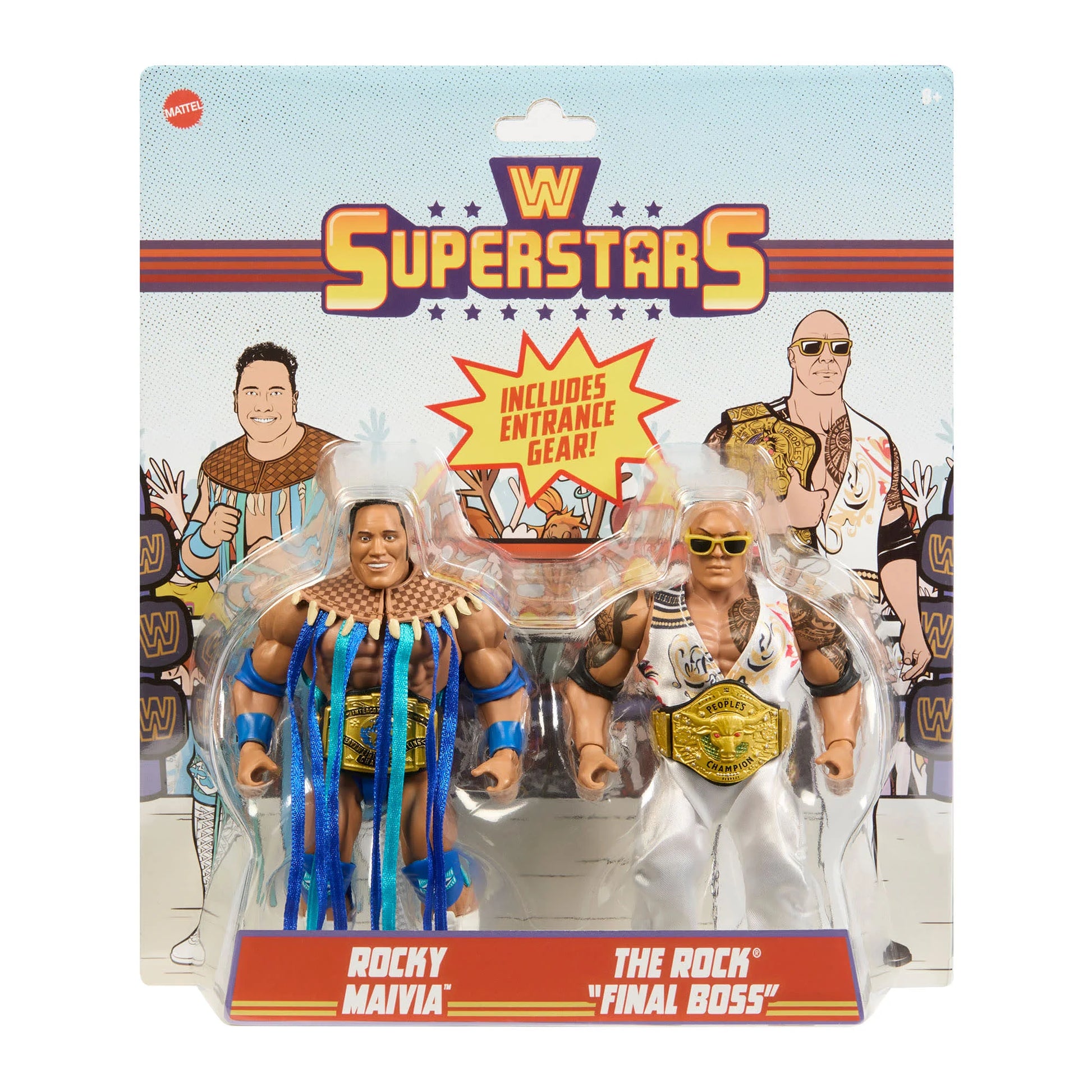 2025 WWE Mattel Superstars Rocky Maivia & 