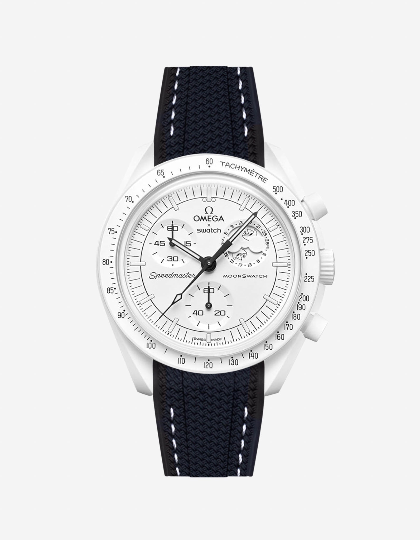 Rubber Watch Strap for Omega X Swatch MoonSwatch Mission to the